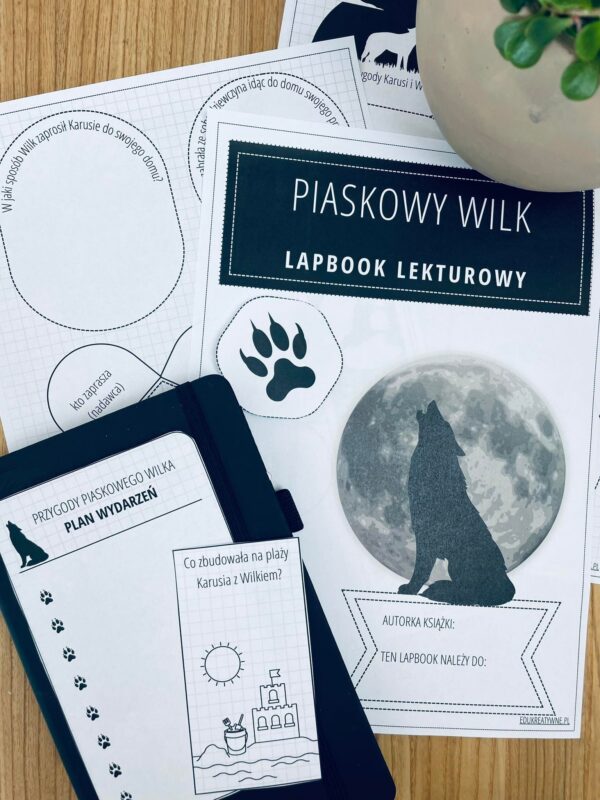 Lapbook Piaskowy wilk